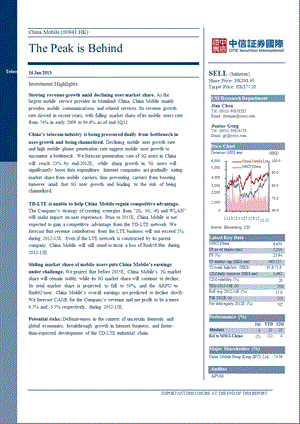 CHINA_MOBILE(00941.HK)：THE_PEAK_IS_BEHIND-2013-01-17.ppt