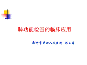 肺功效讲座[整理版].ppt