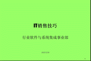 IT销售技巧.ppt