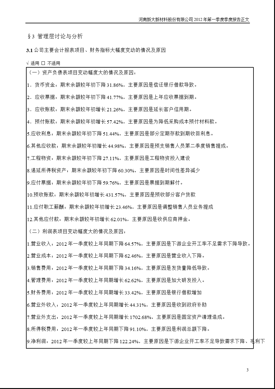 新大新材：2012年第一季度报告正文.ppt_第3页