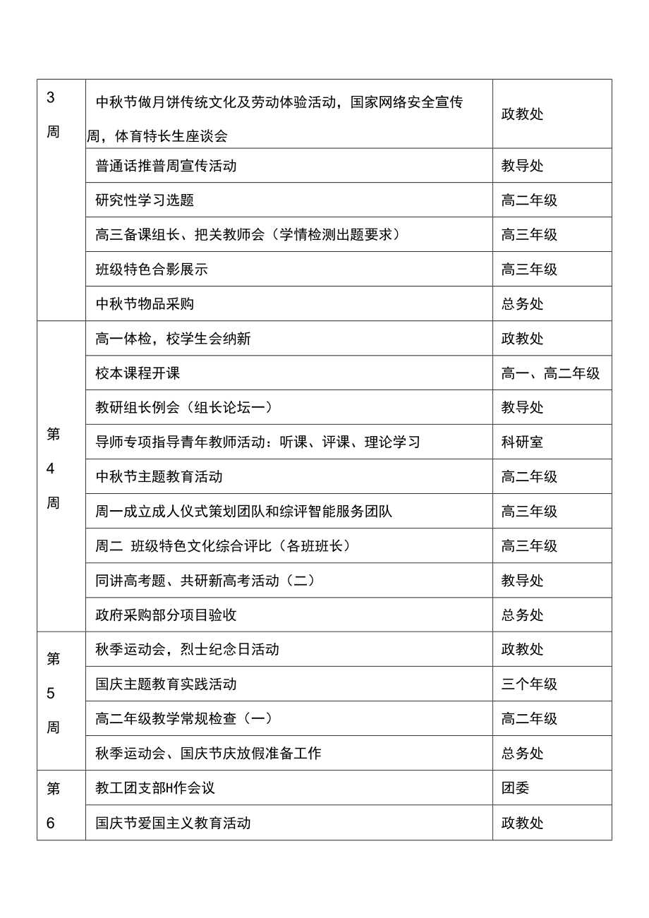 九中2021-2022学年第一学期工作配档表.docx_第3页