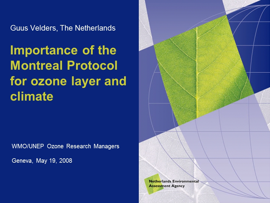 The importance of the Montreal protocol in protecting climate.ppt_第1页