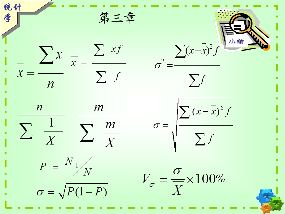 统计学重点公式复习资料 例题及答案(1).ppt_第2页