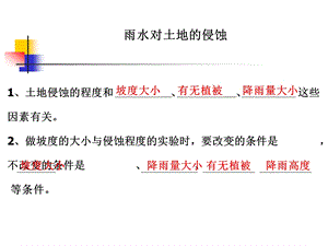 教科版小学科学五年级上册《什么样的土地容易被侵蚀》课件.ppt