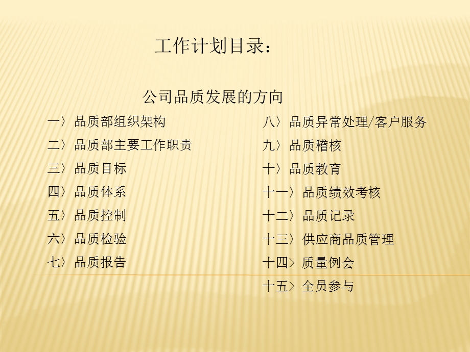 公司品质部质量部工作计划.ppt_第2页