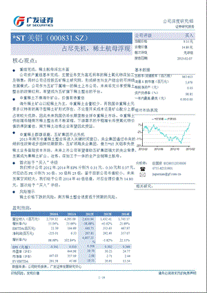 ﹡ST关铝(000831)占尽先机,稀土航母浮现-130207.ppt