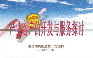 产业客户的开发与服务探讨(1).ppt