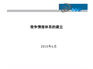 企业竞争情报体系建立的原则、要素.ppt