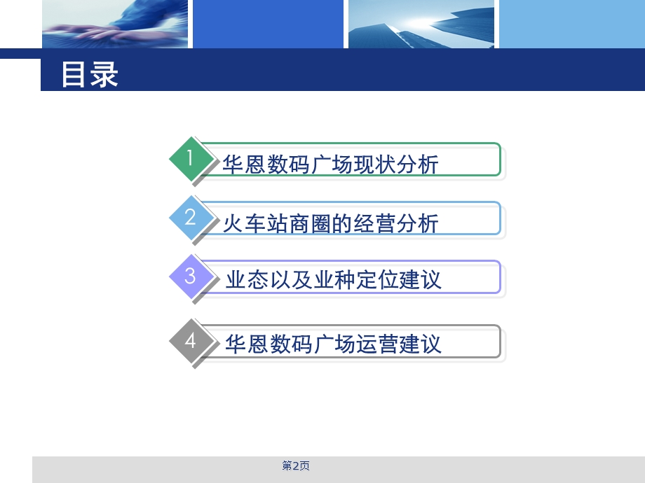 华恩数码广场运营管理建议报告(1).ppt_第2页