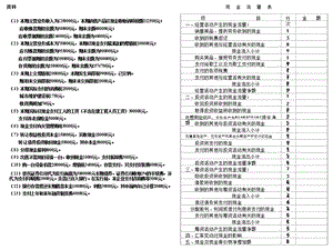 一个完整的现金流量表实例.ppt