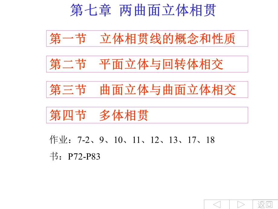 画法几何 第七章 两曲面立体相贯.ppt_第1页