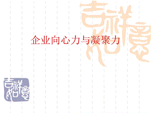 公司向心力与凝聚力.ppt.ppt