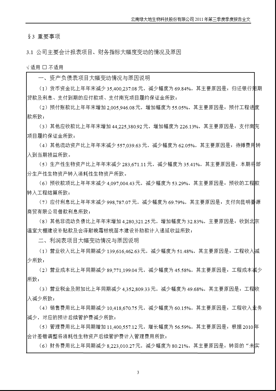 ST大地：2011年第三季度报告全文.ppt_第3页