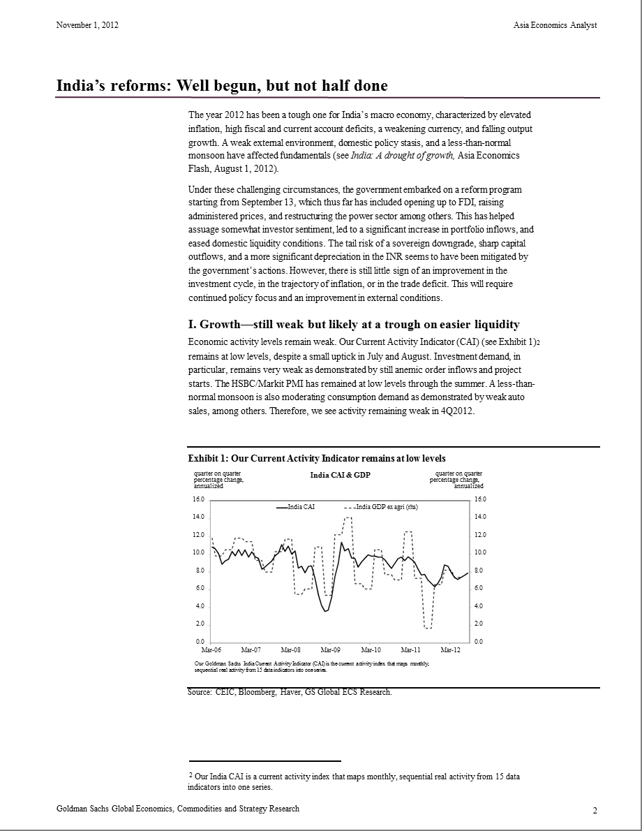 ASIA_ECONOMICS_ANALYST：INDIA’S_REFORMS：WELL_BEGUN_BUT_NOT_HALF_DONE-2012-11-05.ppt_第2页