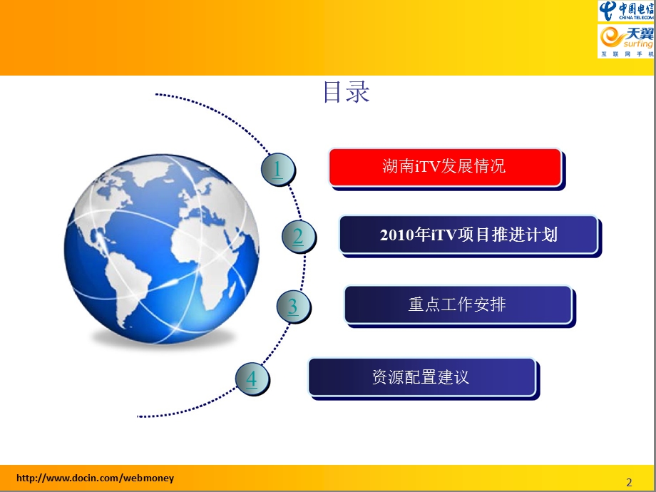 2010年iTV(互动电视)业务推进计划-湖南电信.ppt_第2页