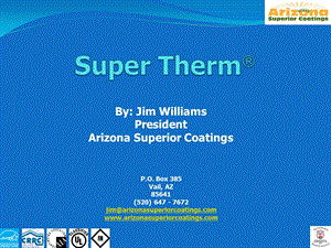 Super Therm - Arizona Superior Coatings.ppt