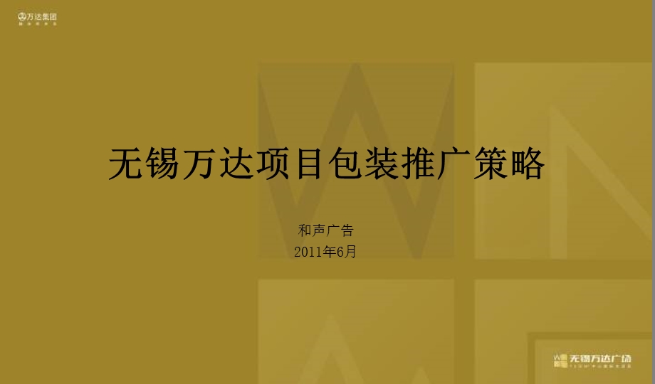 无锡万D广场项目包装推广策略(1).ppt_第1页