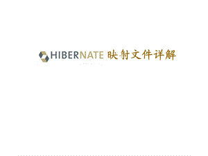 Hibernate_映射配置文件详解.ppt