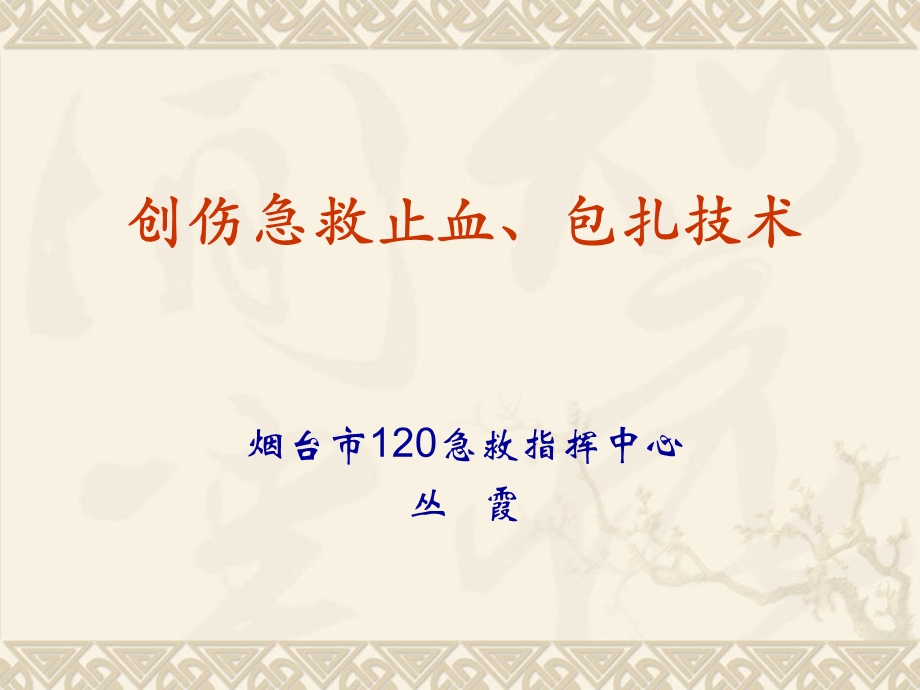 创伤急救、止血和包扎.ppt.ppt_第1页