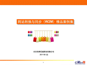 网站转换与同步精品案例分析(1).ppt