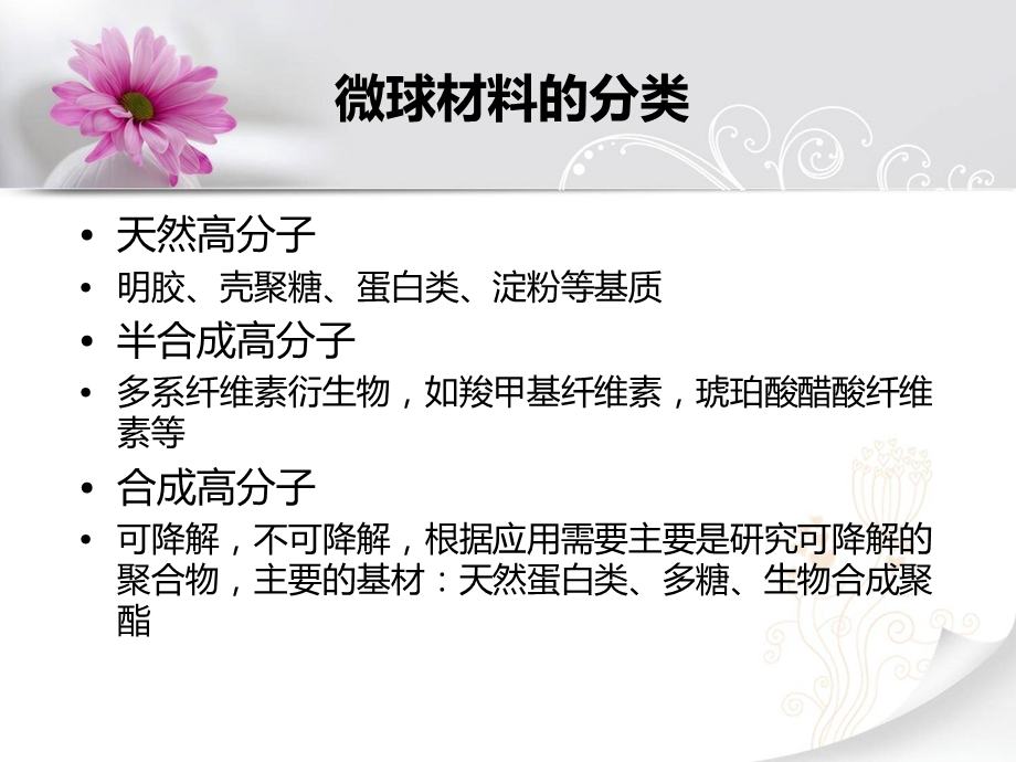 高分子微球材料分析与载药控释研究总结(1).ppt_第3页