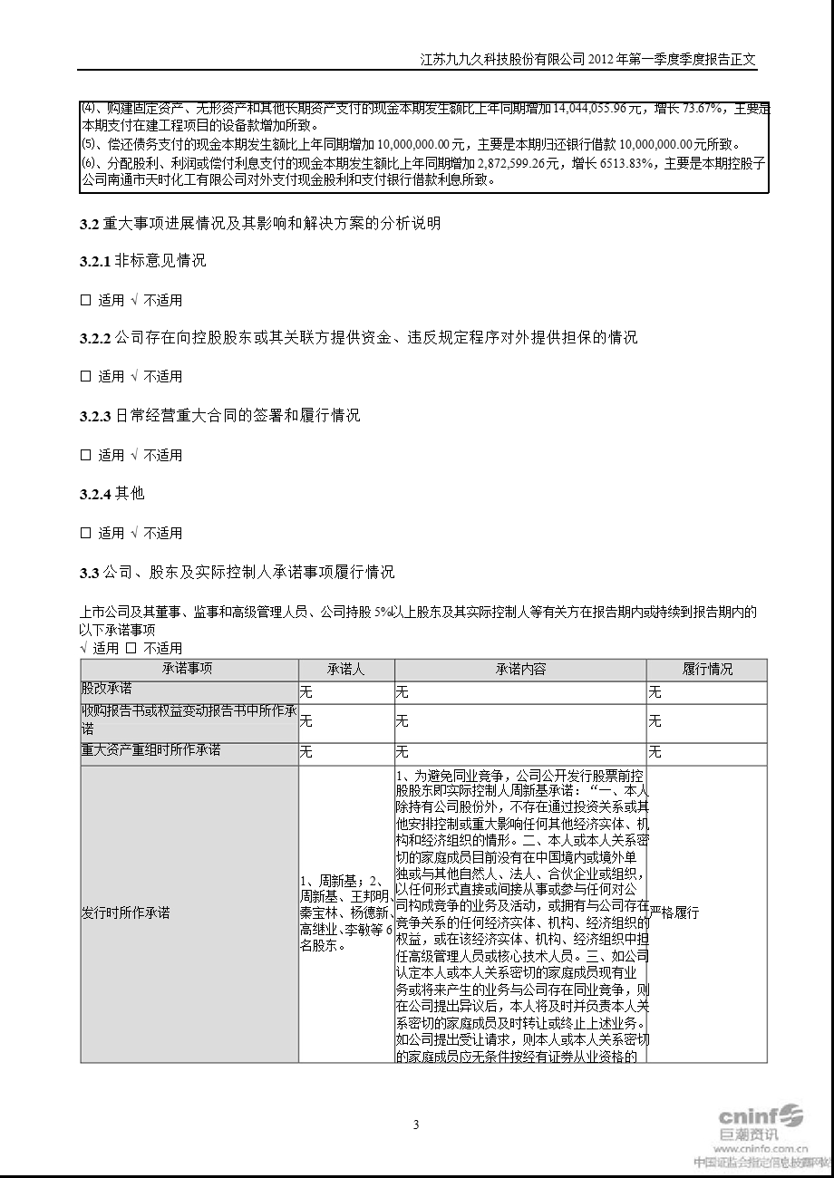 九九久：2012年第一季度报告正文.ppt_第3页