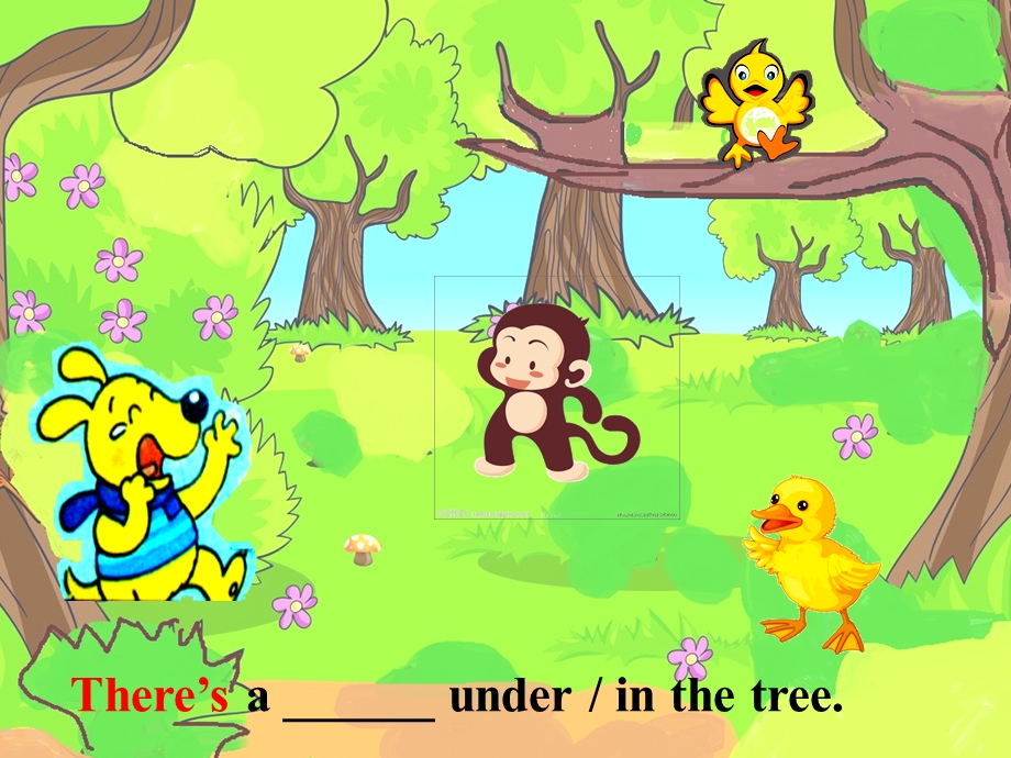 PEP小学英语课件：Module 8 Unit 2 There’s a cat in the tree(1).ppt_第2页