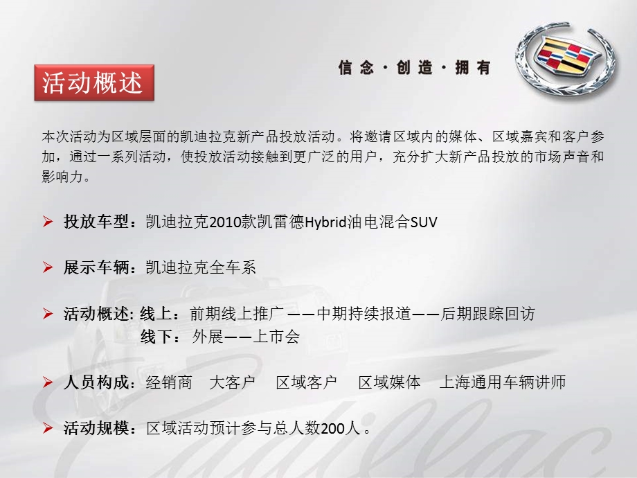 2010年款凯雷德上市发布会.ppt_第3页