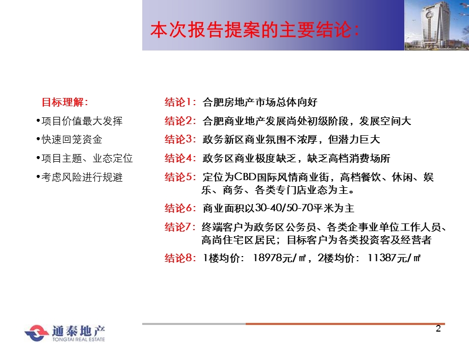 合肥总商会大厦项目市场研究及项目定位报告-122PPT-通泰地产.ppt_第2页