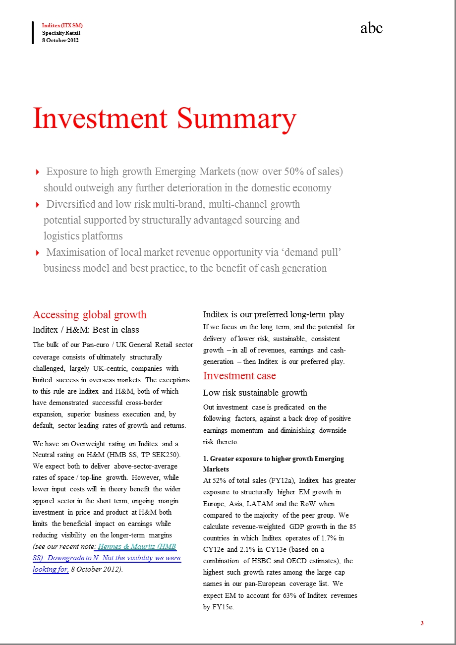 INDITEX_(ITX.SM)_OW：PRICED_FOR_PERFECTION_OR_PRIMED_FOR_GROWTH？-2012-10-11.ppt_第3页