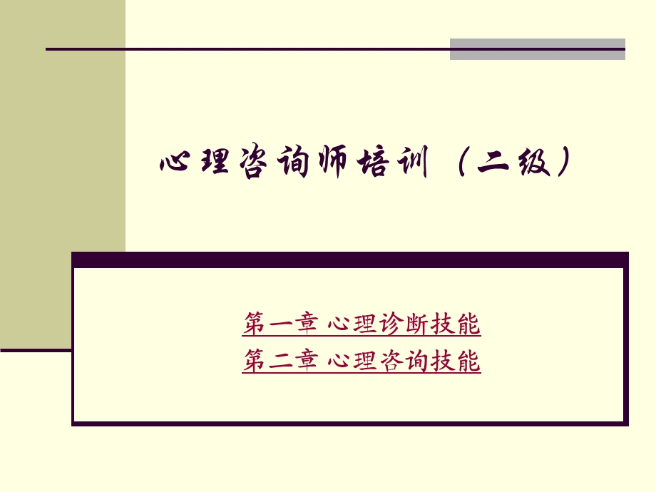 心理咨询培训-心理诊断和咨询技能二级(ppt 189页).ppt_第2页