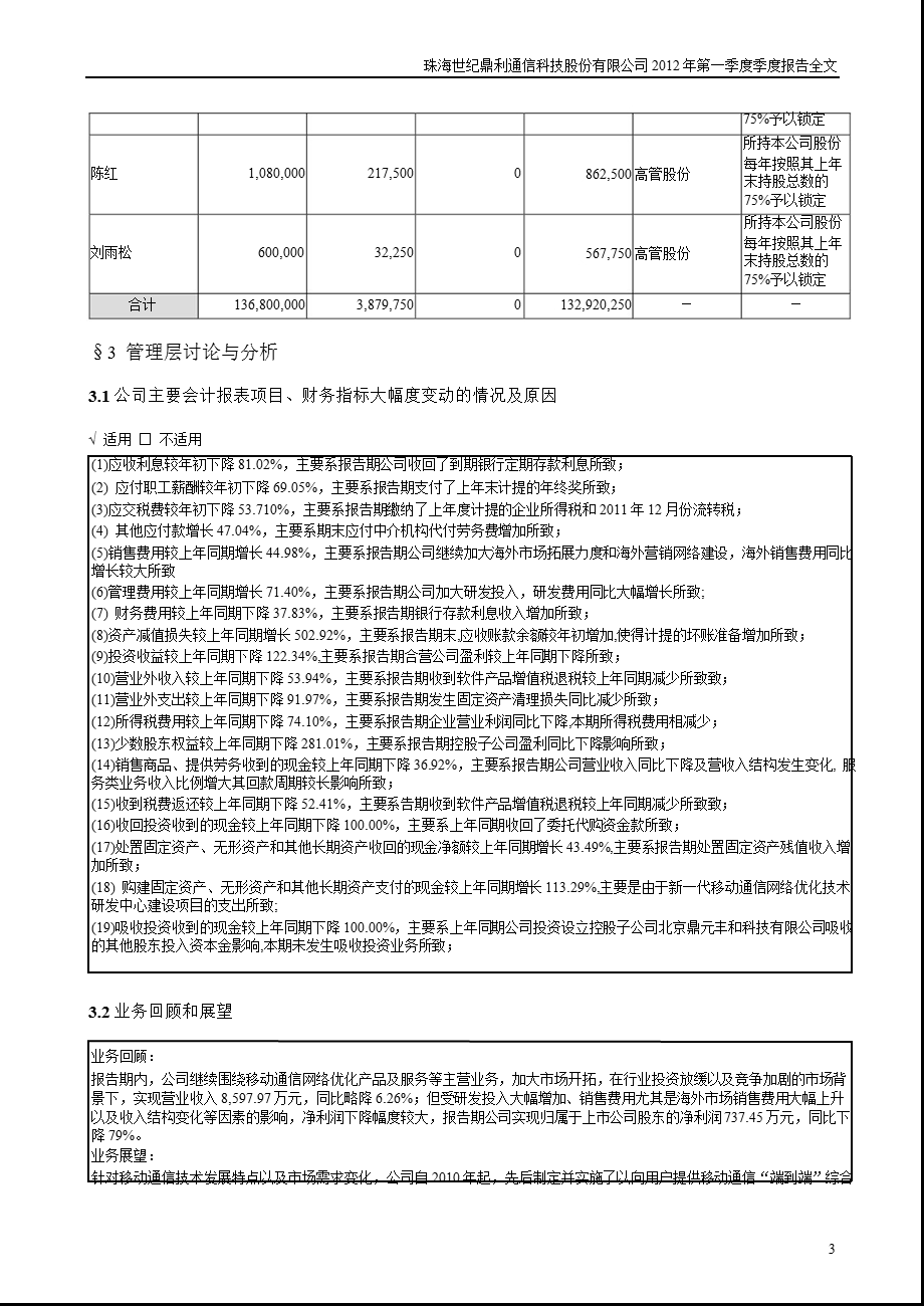 世纪鼎利：2012年第一季度报告全文.ppt_第3页