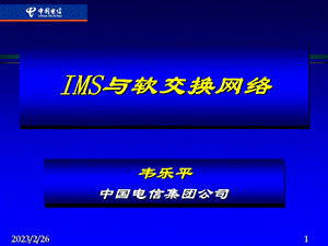 IMS与软交换网络-韦乐平(1).ppt