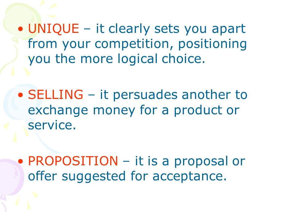 UNIQUE SELLING PROPOSITIONand TAGLINE(1).ppt_第3页