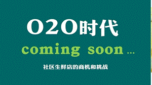 【精品推荐】2016年最新社区生鲜电商O2O平台商业运营方案.ppt