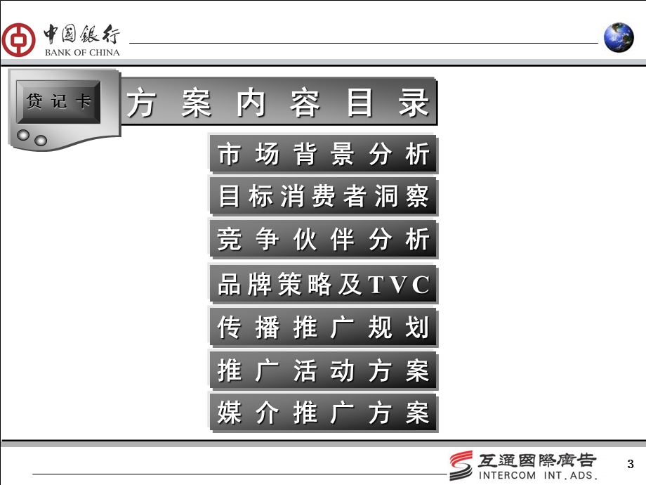 中银信用卡银信用卡2004年度推广全案应标书(1).ppt_第3页