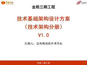 金税三期工程技术基础架构设计方案.ppt