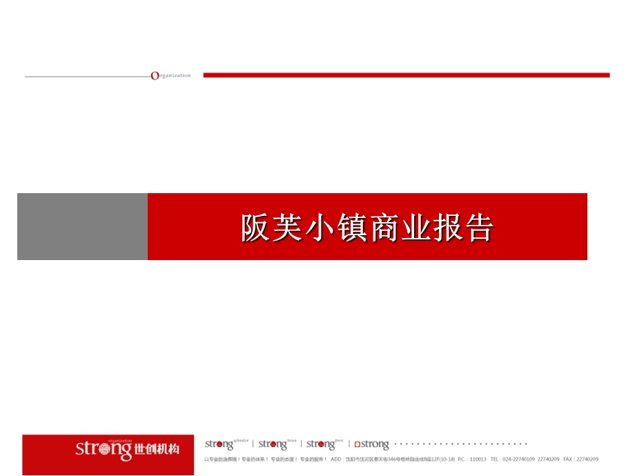 【商业地产】鞍山市阪芙小镇商业项目市场定位推广报告2008年-91PPT.ppt_第1页