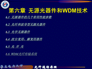 华北电力大学无源光器件和WDM技术培训资料.ppt