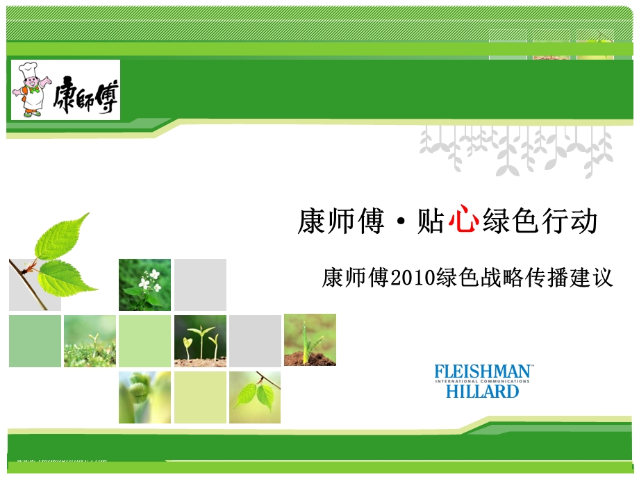 康师傅2010绿色战略提案.ppt_第1页