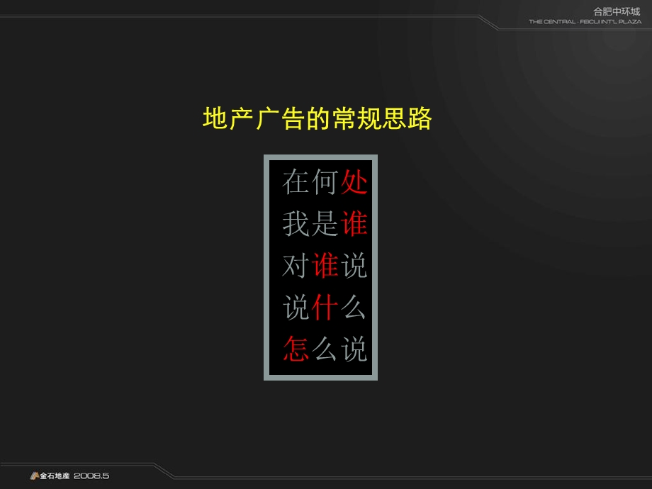 合肥金石地产中环城项目广告策略策划案.ppt_第3页