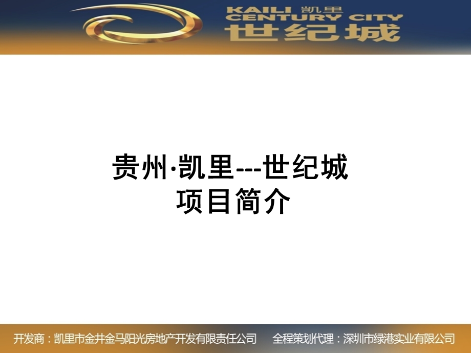 2011贵州凯里世纪城项目简介(2).ppt_第3页