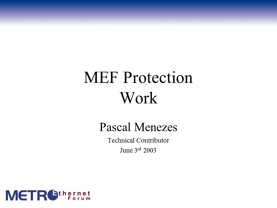 mef protection supercomm.ppt_第1页