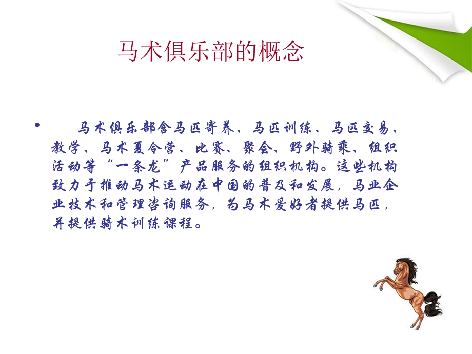 杭州马术俱乐部建设规划设计管理 方案.ppt_第2页