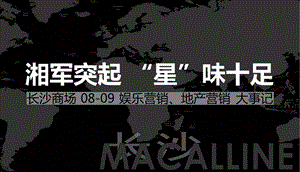 长沙商场娱乐营销、地产营销大事记.ppt