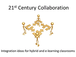 商务合作ppt模板：二十一世纪的商务合作模式21st Century Collaboration(1).ppt