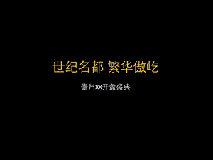 XX小区楼盘开盘活动方案沟通.ppt