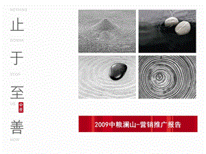 2009中粮澜山-A-营销推广报告t(1).ppt