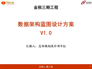 3《金税三期工程数据架构蓝图设计方案》V1.0.ppt