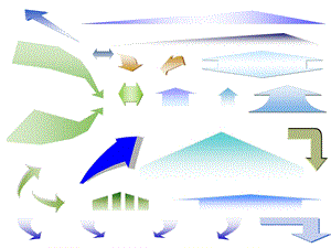 【PPT模板】PPT箭头素材 共（8页） .ppt